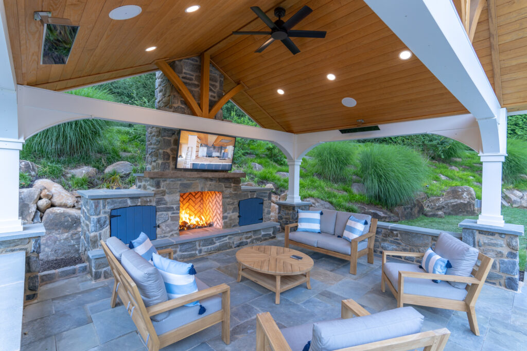 Outdoor Living Room Project By Couture Grounds