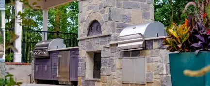 outdoor kitchen